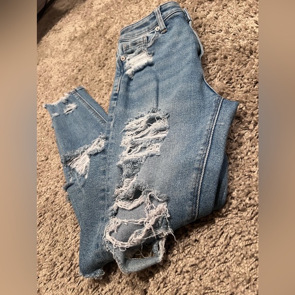 American Eagle Distressed Mom Skinny Jeans - Picture 10 of 16